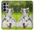 S3795 Peinture Husky Sibérien Ludique Chaton Grincheux Etui Coque Housse pour Samsung Galaxy S26 Ultra