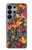 S3889 feuille d'érable Etui Coque Housse pour Samsung Galaxy S26 Ultra
