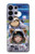 S3915 Costume d'astronaute paresseux pour bébé fille raton laveur Etui Coque Housse pour Samsung Galaxy S26 Ultra