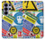 S3960 Collage d'autocollants de signalisation de sécurité Etui Coque Housse pour Samsung Galaxy S26 Ultra