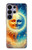 S3966 Soleil artistique et lune Etui Coque Housse pour Samsung Galaxy S26 Ultra