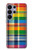 S3983 Texture de tissu LGBTQ Etui Coque Housse pour Samsung Galaxy S26 Ultra