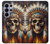 S4016 Crâne amérindien Etui Coque Housse pour Samsung Galaxy S26 Ultra