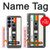 S4023 Cassette arc-en-ciel vintage Etui Coque Housse pour Samsung Galaxy S26 Ultra