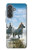 S0250 Cheval Blanc Etui Coque Housse pour Samsung Galaxy A37