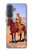 S0772 Cowboy occidental Etui Coque Housse pour Samsung Galaxy A37