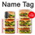 S0790 Hamburger Etui Coque Housse pour Samsung Galaxy A37