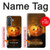 S1083 Citrouille araignée bougies Halloween Etui Coque Housse pour Samsung Galaxy A37