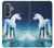 S1130 licorne Cheval Etui Coque Housse pour Samsung Galaxy A37
