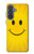S1146 Sourire Soleil Jaune Etui Coque Housse pour Samsung Galaxy A37