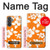S2245 Hawai Hibiscus Motif orange Etui Coque Housse pour Samsung Galaxy A37