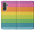 S2363 Arc en ciel Motif Etui Coque Housse pour Samsung Galaxy A37
