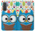 S2521 Nerd Mignon Chouette Dessin animé Etui Coque Housse pour Samsung Galaxy A37