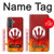 S2803 Feu Rouge Diable Lance Symbole Etui Coque Housse pour Samsung Galaxy A37