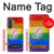 S2899 Arc en ciel LGBT Gay Pride Drapeau Etui Coque Housse pour Samsung Galaxy A37