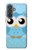 S3029 Bleu mignon Chouette Etui Coque Housse pour Samsung Galaxy A37