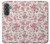 S3095 Motif Rose millésimé Etui Coque Housse pour Samsung Galaxy A37