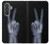 S3101 X-ray doigts Signe de paix Etui Coque Housse pour Samsung Galaxy A37