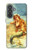 S3184 Peinture Petite Sirène Etui Coque Housse pour Samsung Galaxy A37