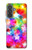 S3292 Coloré Disco étoile Etui Coque Housse pour Samsung Galaxy A37