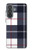 S3452 Plaid en tissu Etui Coque Housse pour Samsung Galaxy A37