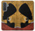 S3453 Africaine Reine Néfertiti Silhouette Etui Coque Housse pour Samsung Galaxy A37