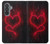 S3682 Cœur du diable Etui Coque Housse pour Samsung Galaxy A37