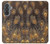 S3691 Plume de paon d'or Etui Coque Housse pour Samsung Galaxy A37