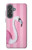 S3805 Flamant Rose Pastel Etui Coque Housse pour Samsung Galaxy A37