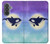 S3807 Killer Whale Orca Lune Pastel Fantaisie Etui Coque Housse pour Samsung Galaxy A37