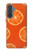 S3946 Motif orange sans couture Etui Coque Housse pour Samsung Galaxy A37