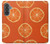 S3946 Motif orange sans couture Etui Coque Housse pour Samsung Galaxy A37