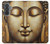 S4022 Visage de Bouddha vintage style doré Etui Coque Housse pour Samsung Galaxy A37