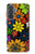 S4043 Fleurs colorées dessin animé Etui Coque Housse pour Samsung Galaxy A37