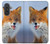 S0417 Renard Etui Coque Housse pour Samsung Galaxy A57