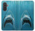S0830 Requin blanc Etui Coque Housse pour Samsung Galaxy A57