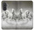 S0933 Cheval Blanc Etui Coque Housse pour Samsung Galaxy A57