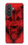 S1090 Rouge Loup Etui Coque Housse pour Samsung Galaxy A57