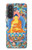 S1256 Peinture Bouddha Etui Coque Housse pour Samsung Galaxy A57