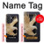 S1383 Sculpture papier Aigle Etui Coque Housse pour Samsung Galaxy A57
