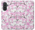 S1972 Sakura fleur de Cerisiers Etui Coque Housse pour Samsung Galaxy A57