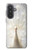 S1980 blanc Paon Etui Coque Housse pour Samsung Galaxy A57