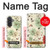 S2179 Motif Fleur Floral Art Millésime Etui Coque Housse pour Samsung Galaxy A57