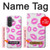 S2214 Bisous Lèvres roses Etui Coque Housse pour Samsung Galaxy A57