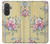 S2229 Fleurs millésimé Etui Coque Housse pour Samsung Galaxy A57