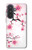 S2359 Fleur de prunier Etui Coque Housse pour Samsung Galaxy A57