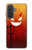 S2454 Rouge mignon petit diable Dessin animé Etui Coque Housse pour Samsung Galaxy A57
