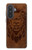 S2529 Leo Zodiaque Zodiaque marron Impression graphique Etui Coque Housse pour Samsung Galaxy A57