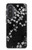 S2544 Kimono japonais style Noir motif fleur Etui Coque Housse pour Samsung Galaxy A57