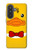 S2760 Canard Tuxedo jaune Dessin animé Etui Coque Housse pour Samsung Galaxy A57